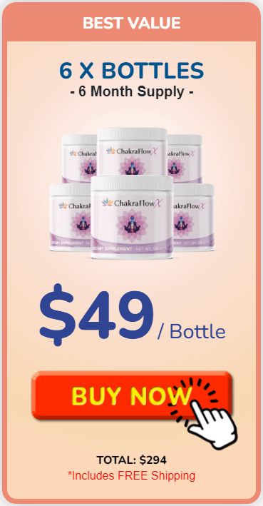 Buy ChakraFlowX 6 Bottle